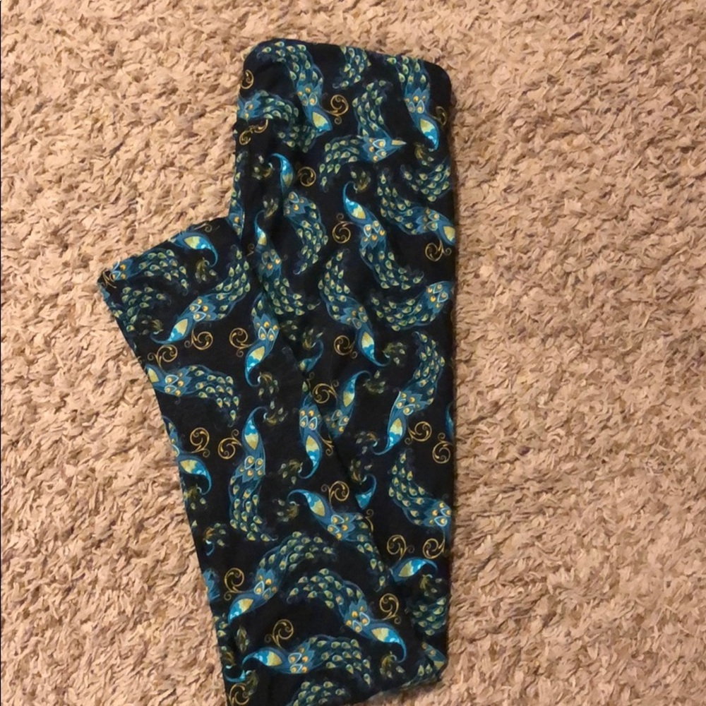 LuLaRoe peacock leggings